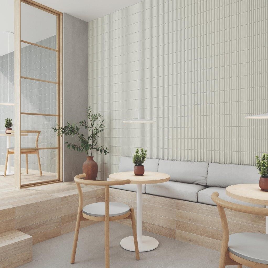 CX 12,5x25 Wow Sweet Bars White Matt (0,438m²/14st/doos)#