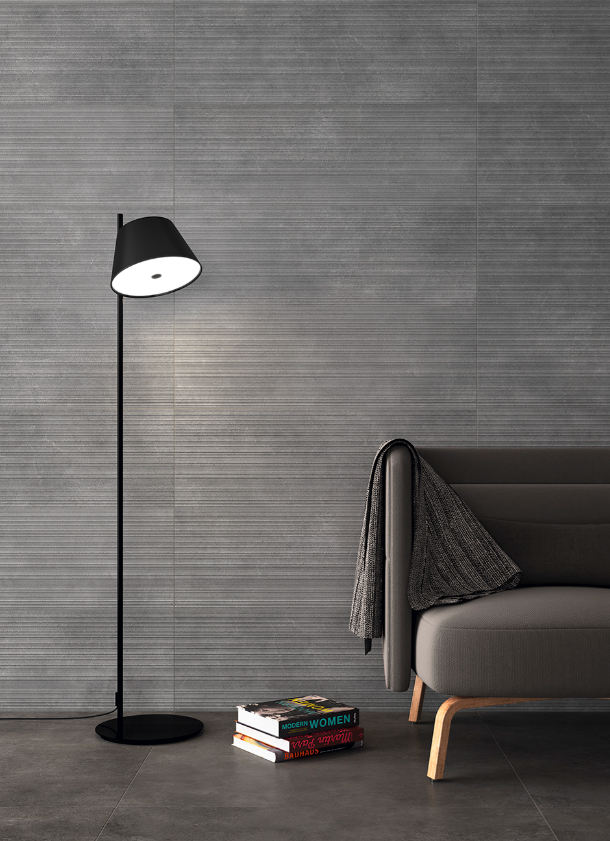 LIVING GUBI 30x90 WALL CALM Anthracite Natural (1,07m²/4st/doos)