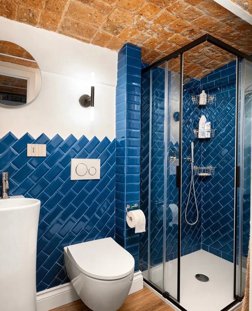 CESI METRO GLOSSY 7,5x15 Petrolio (1m²/88st/doos)