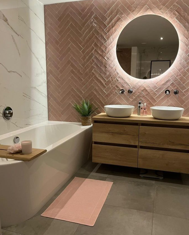 CX 6,2x25 Revoir Paris Atelier Vieux Rose Glans (0,32m²/20st/doos)