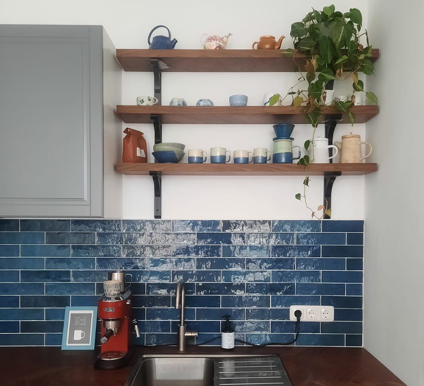 CX 6,2x25 Revoir Paris Atelier Bleu Marine Glans (0,32m²/20st/doos)