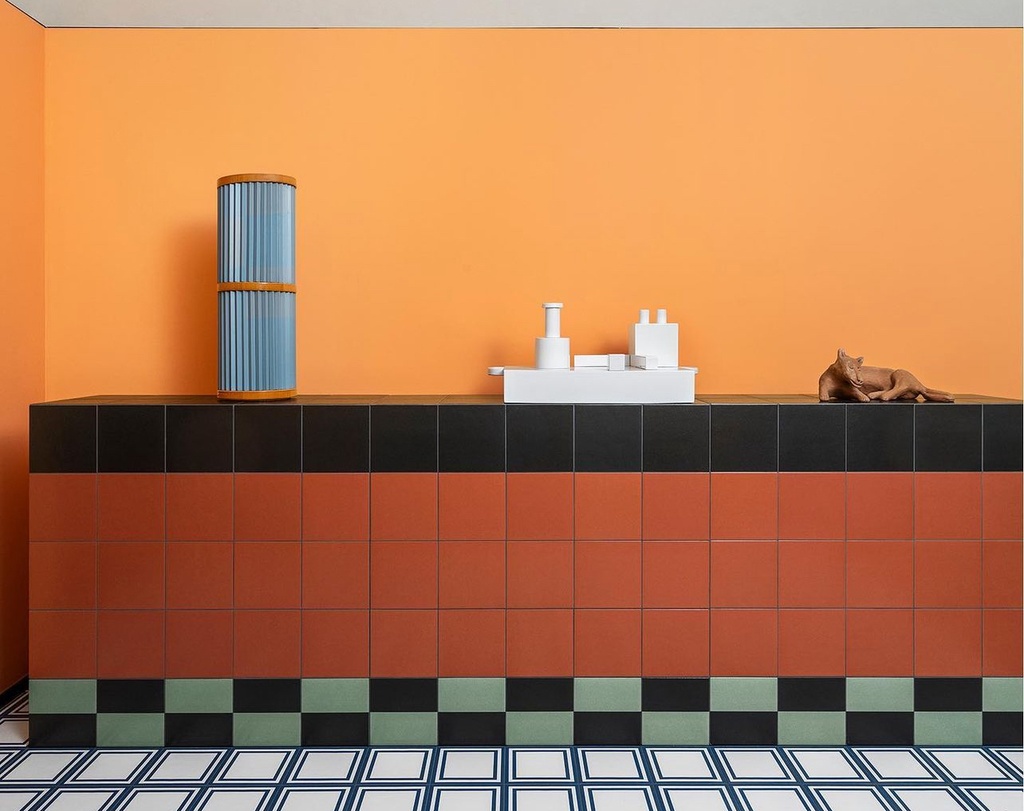 MUTINA MATTONELLE MARGHERITA 20,5x20,5 Square Blue (0,67m²/16st/doos)