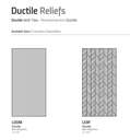 LIVING VONN 60x120 DUCTILE RELIEFS 9mm Light Leaf (1,43m²/2st/doos)