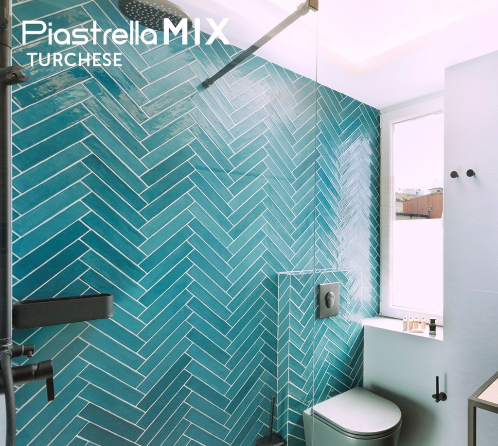 CX 5x25 Natucer Piastrella Mix Turchese  (1,20m²/96st/doos)