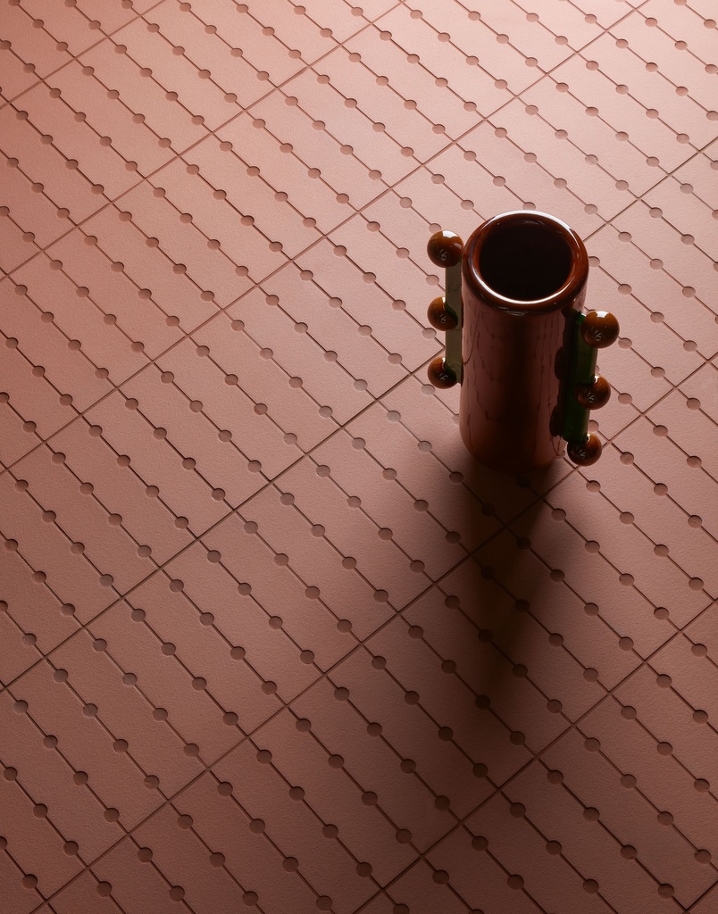 MUTINA OSSO&BOTONE 7,5x32x1 Bottone L Rosso (0,53m²/22st/doos)