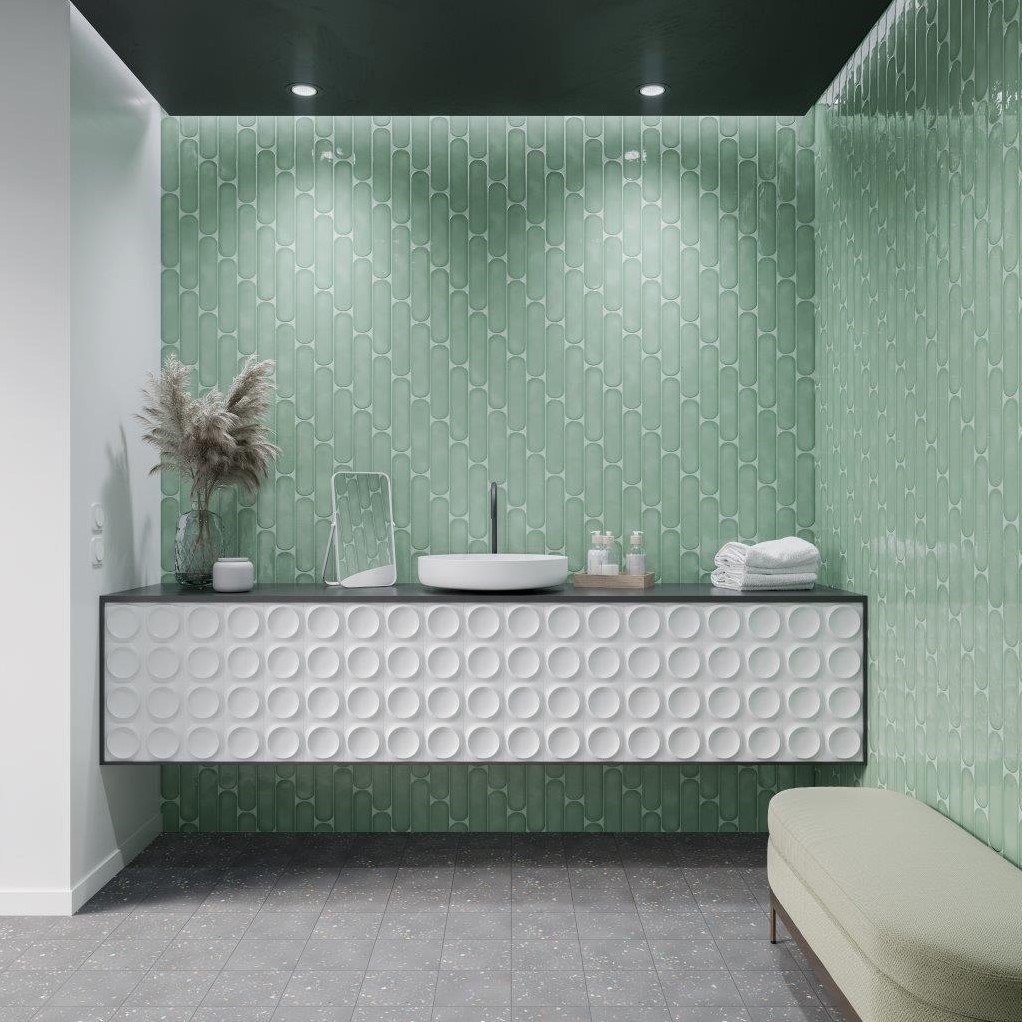 CX 7,5x30 Wow Grace Oval Sage Gloss (0,444m²/20st/doos)