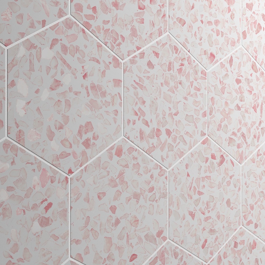 CX 23,2x26,7 Heritage Hexagon Riazza Pink (0,75m²/16st/ds) (kopie)