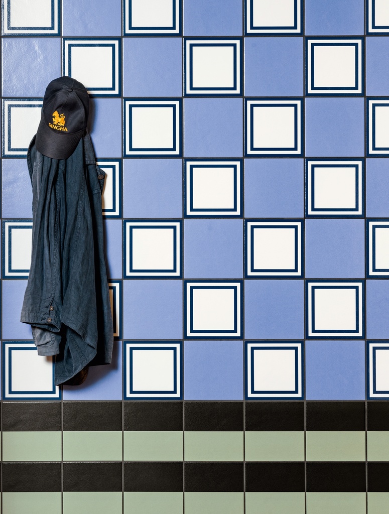 MUTINA MATTONELLE MARGHERITA 20,5x20,5 Square Blue (0,67m²/16st/doos)