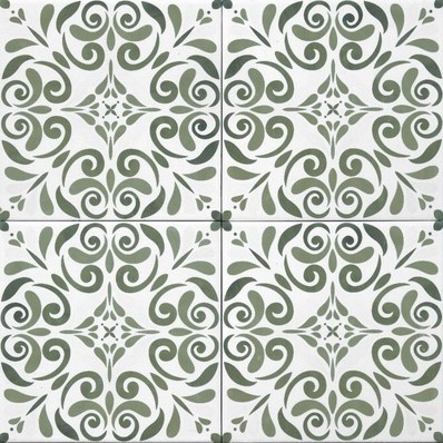 CX 15x15 Tonalite Aquarel Decoro Vega Verde (0,5m²/22st/doos)
