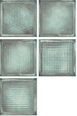 CX 20x20 Antic Decor Glass Blue Brick (Mix) (0,88m²/22st/doos)