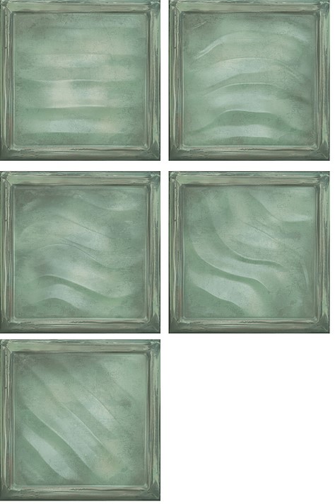 CX 20x20 Antic Decor Glass Green Vitro (0,88m²/22st/doos)