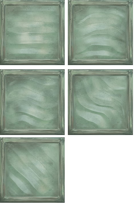 CX 20x20 Antic Decor Glass Green Vitro (0,88m²/22st/doos)