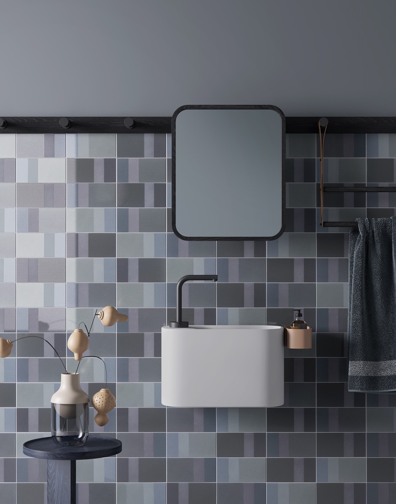 MUTINA DIARAMA 9,4x18,7 Ash Dark (0,79m²/45st/doos)