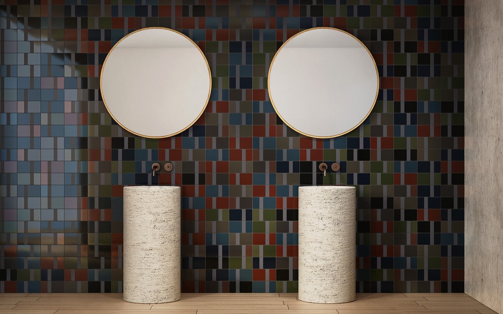 MUTINA DIARAMA 9,4x18,7 Black Chroma (0,79m²/45st/doos)