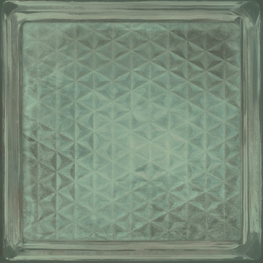 CX 20x20 Antic Decor Glass Green Brick (Mix) (0,88m²/22st/doos)