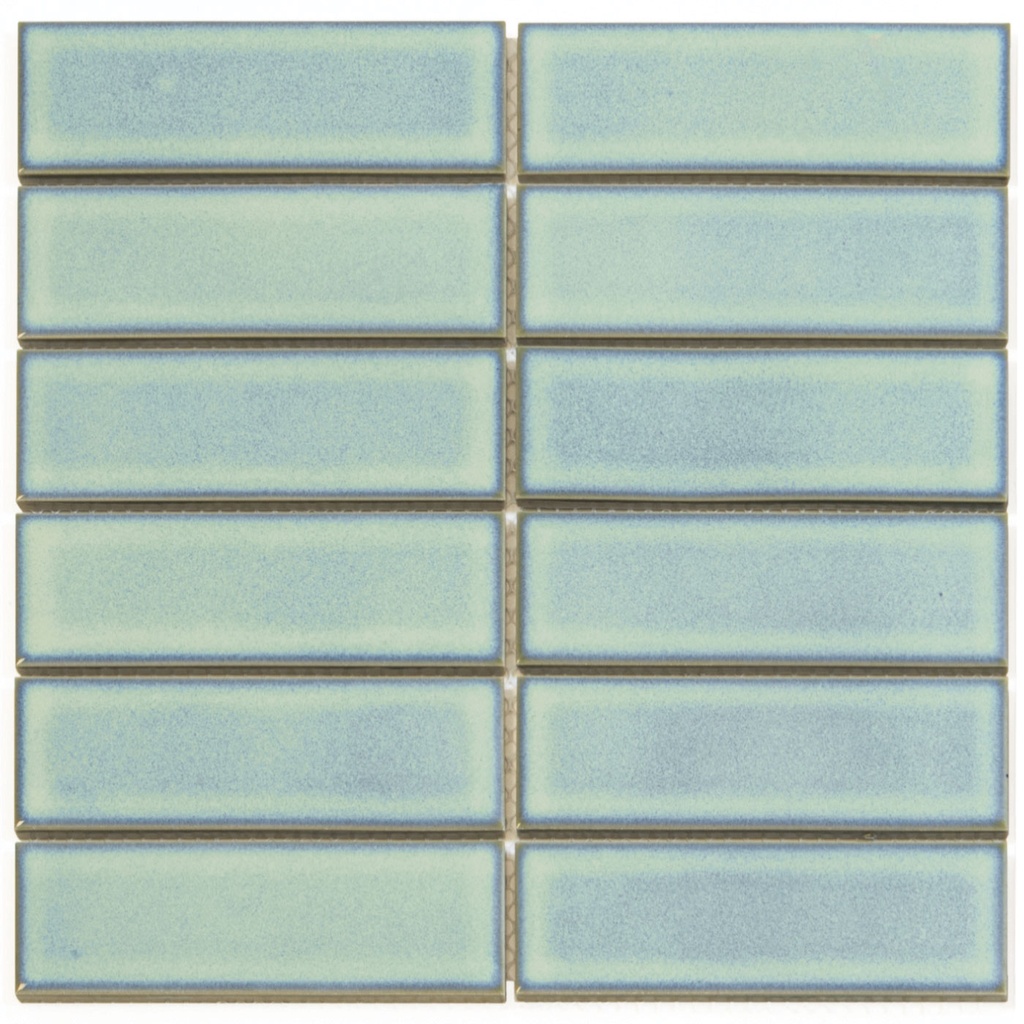 TMF BARCELONA (AF45125) Rechthoek Turquoise Glossy 45x145mm (0,86m²/10vel/doos)