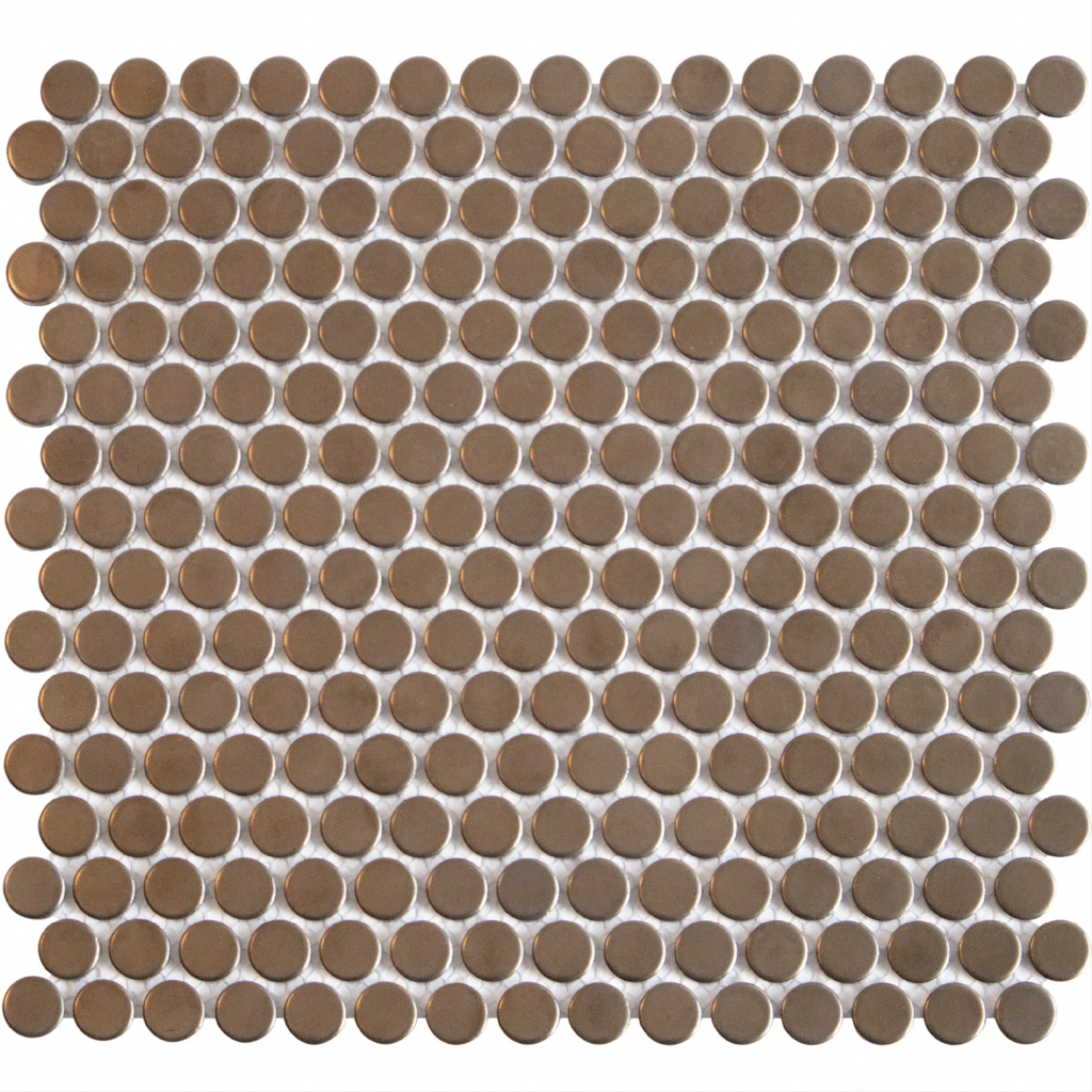 TMF VENICE (VKN19B) Pennyround Rond Bronze Metallic 19x5.5mm (0,09m²/mat)