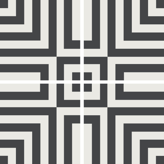 WINCKELMANS DECORATED TILES 15x15 Madrid (NOI/BAS)(0,54m²/24st/doos)