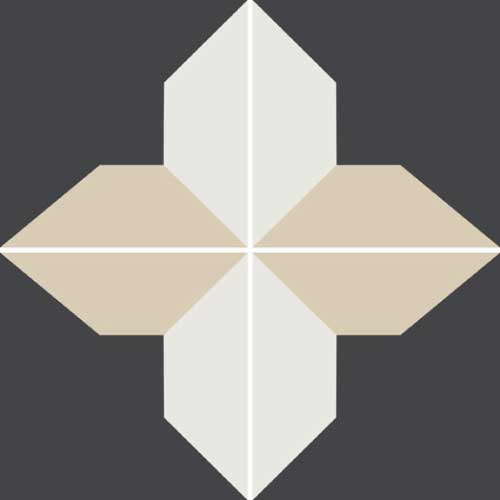 WINCKELMANS DECORATED TILES 15x15 Rome (ONT/BAS/NOI)(0,54m²/24st/doos)