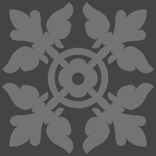 WINCKELMANS DECORS 15x15 ENC-26 (NOI/ARD) (per stuk)