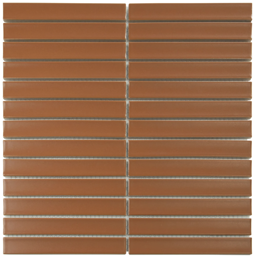 TMF SEVILLA FINGER (SEF20015) Kit-Kat Terra Cotta Matt 20x145x8mm (0,89m²/10vel/doos)