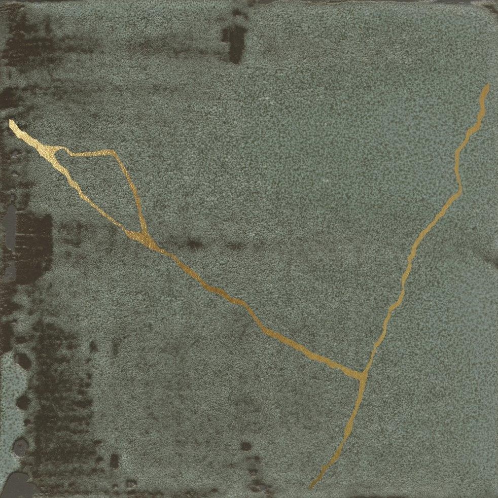 CX 12,5x12,5 Wow Enso Kintsugi Green (0,556m²/36st/doos)