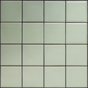 MUTINA DIN 7,4x7,4 (vel 30,2x30,2) Light Green Glossy (0,72m²/8vel/doos)