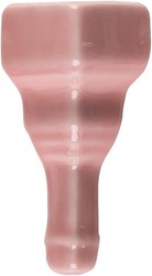 CX 5x2,5 Adex Rivièra Angulo Exterior Cornisa Malvarrosa (per stuk)