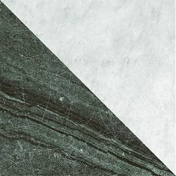 41ZERO42 DANDY 18,6x18,6 Flag White_Green (0,45m²/13st/doos)