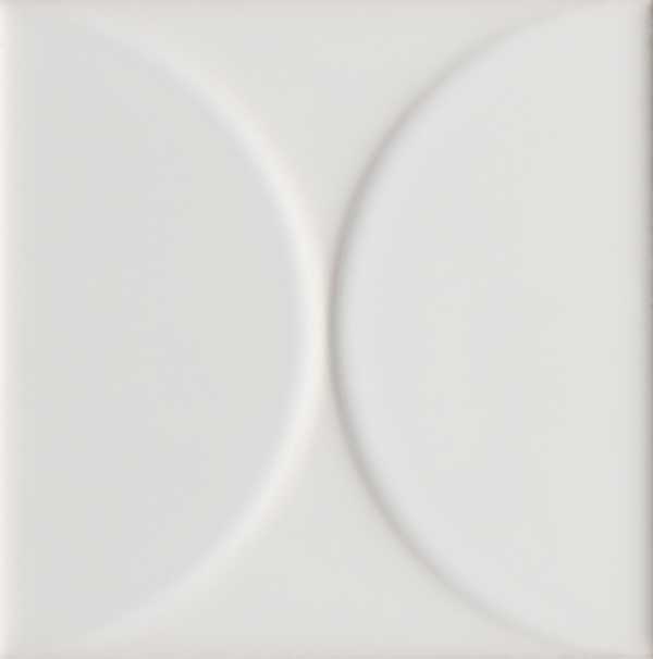 MOSA CLASSICS KHO LIANG LE COLLECTION 10x10 16904 Diabolo Accent White Gloss (0,5m²/50st/doos)