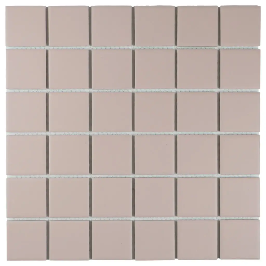 TMF PATTERNS (SM48080) Square Royal Peach Matt 48x48mm (0,95m²/10vel/doos)