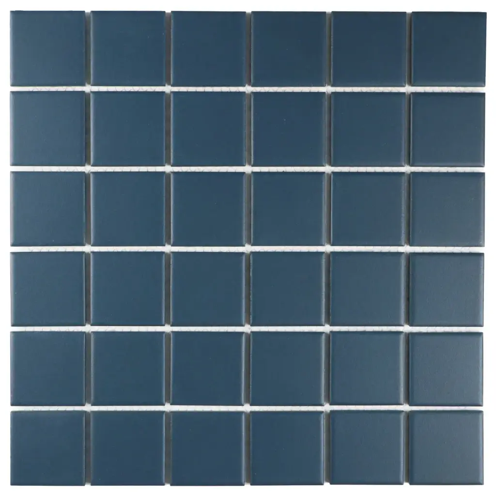 TMF PATTERNS (SM48710) Square Navy Blue Matt 48x48mm (0,95m²/10vel/doos)