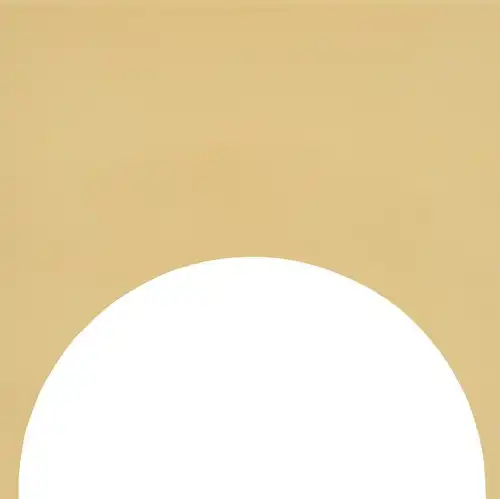 CX 15x15 Quintessenza Färgblock Decoro Cirkel-Out Senape Matt (set 12st/ds)