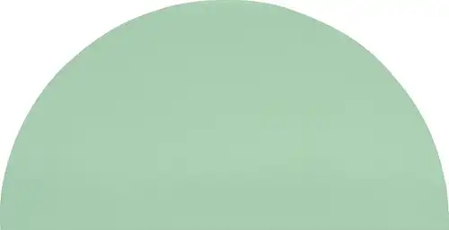 CX 6,5x13,5 Quintessenza Färgblock Decoro Cirkel-In Menta Matt (set 12st/ds)