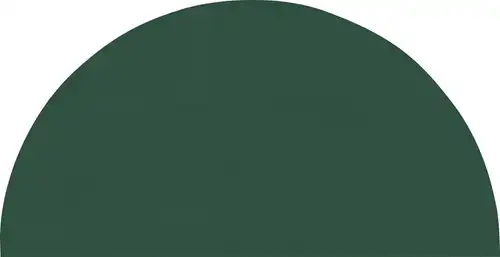 CX 6,5x13,5 Quintessenza Färgblock Decoro Cirkel-In Smeraldo Matt (set 12st/ds)