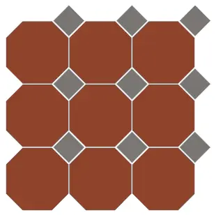CESI FULL-BODY 10x10 OTTAGONO (op vel) Gres-Nickel (1m²/11vel/ds)