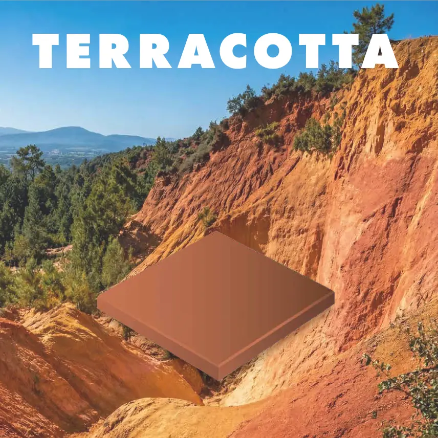 WINCKELMANS 2x2 Terracotta (1,33m²/14vel/doos) (net achterzijde)