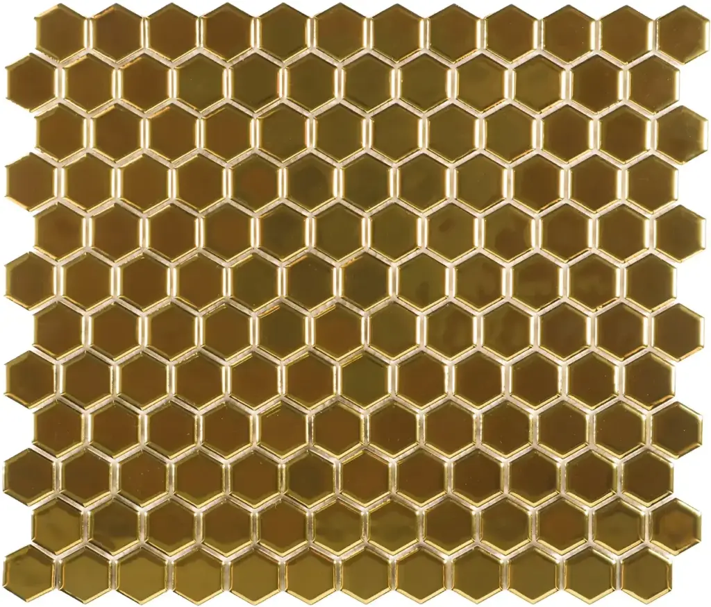TMF BARCELONA (AFH23GD) Hexagon Goud 23x23mm (per vel)