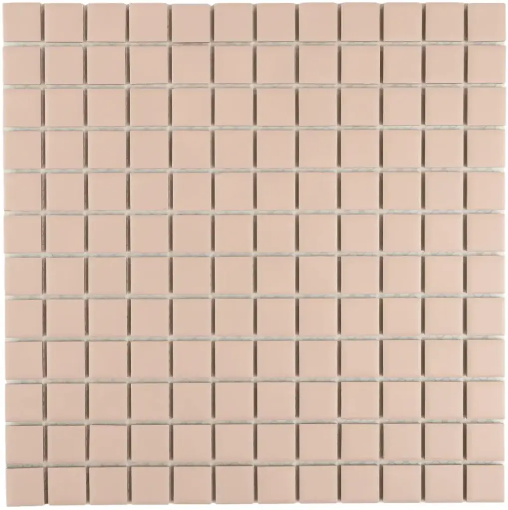 TMF PATTERNS (SM23080) Square Royal Peach Matt 23x23mm (0,90m²/10vel/doos)