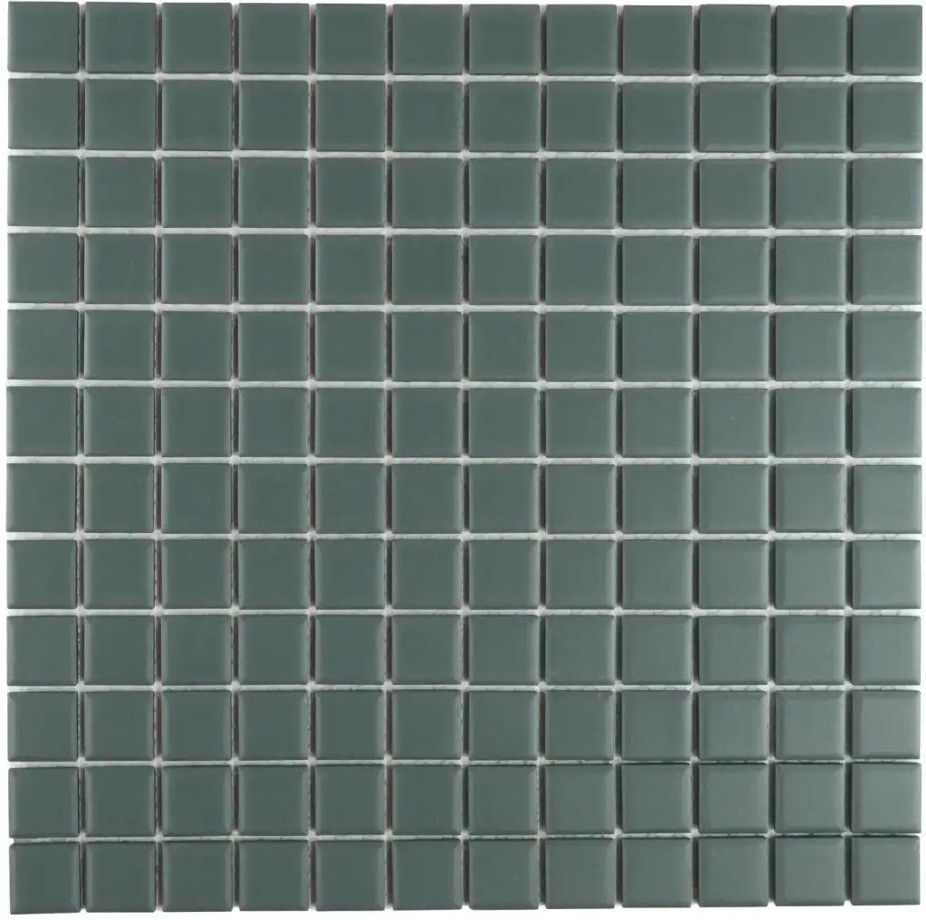 TMF PATTERNS (SM23550) Square Camo Green Matt 23x23mm (0,90m²/10vel/doos)