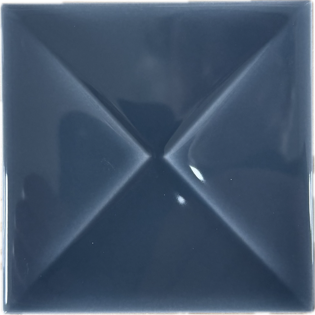 MOSA CLASSICS KHO LIANG LE COLLECTION 10x10 17103 Pyramid Grey Blue Gloss (0,5m²/50st/doos)