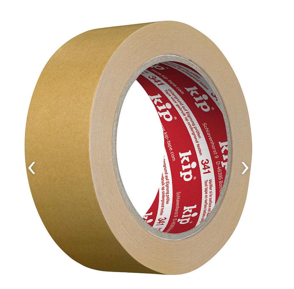 KIP 341 Dubbelzijdig tape rol 25m1 38mm 341-21 (36rol/ds)