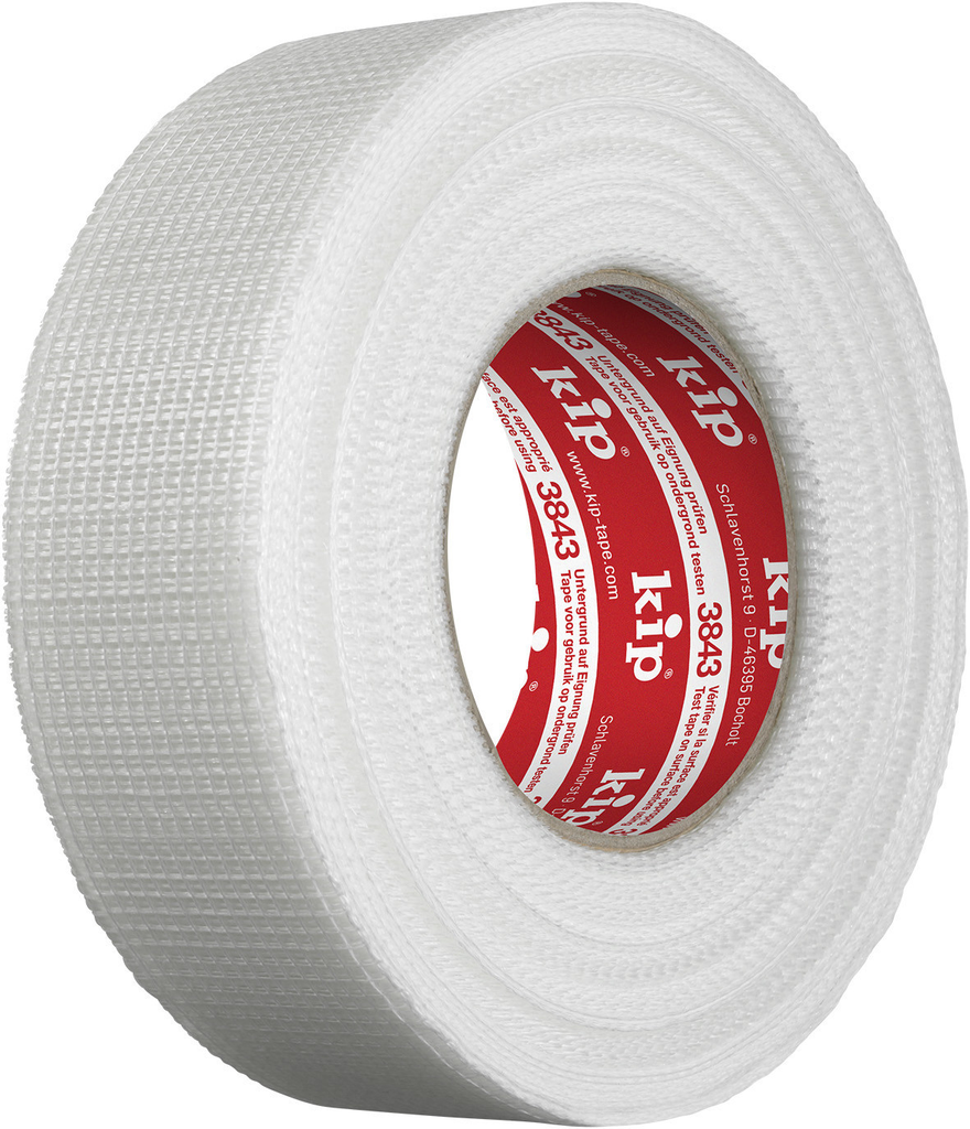 KIP 3843 Gaasband - wit rol 90 m1 B= 48mm 3843-00 (24 rol/ds)