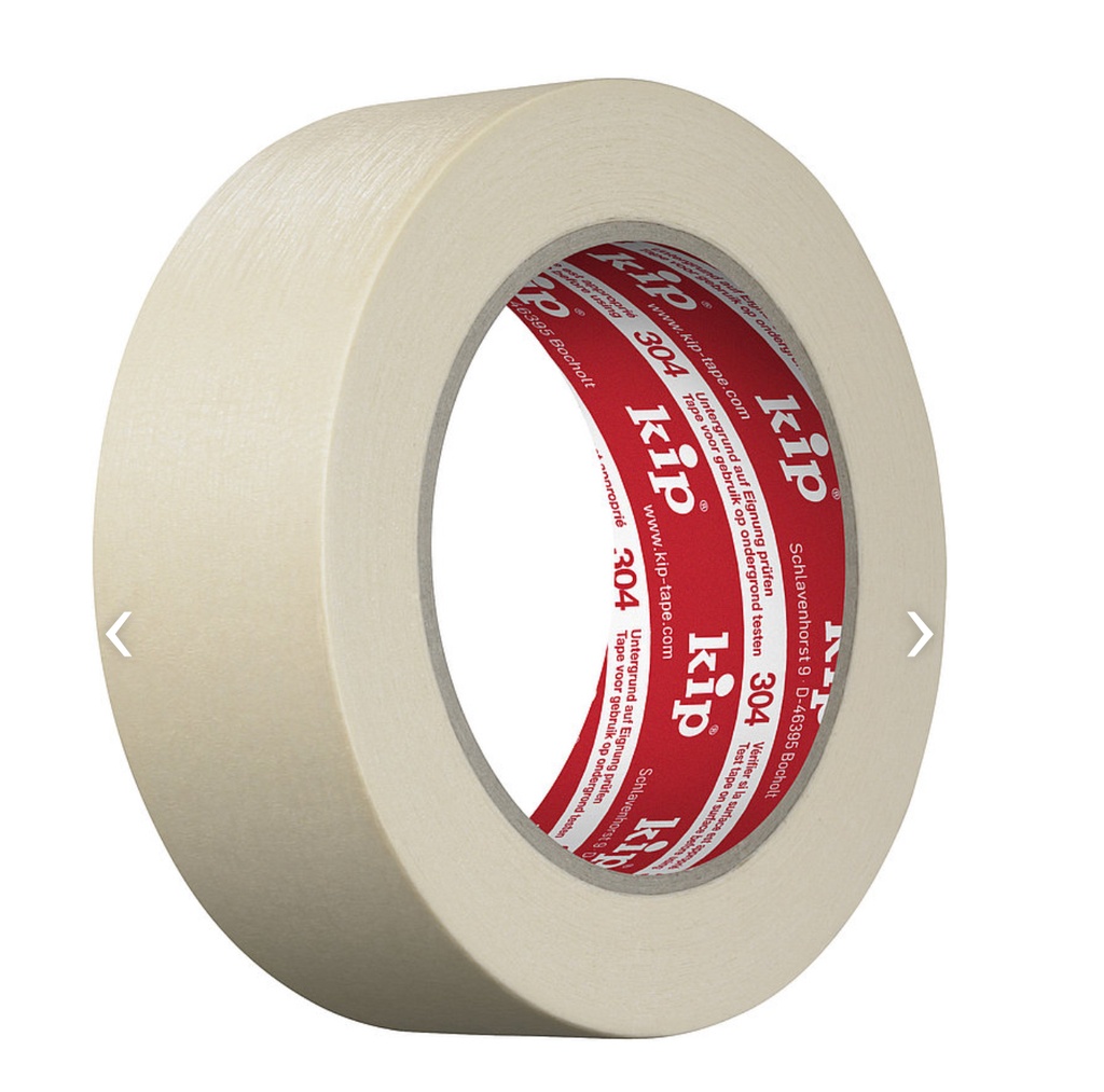 KIP 304 Masking tape beige rol 50 m1 24mm 304-24 (36 rol/ds)
