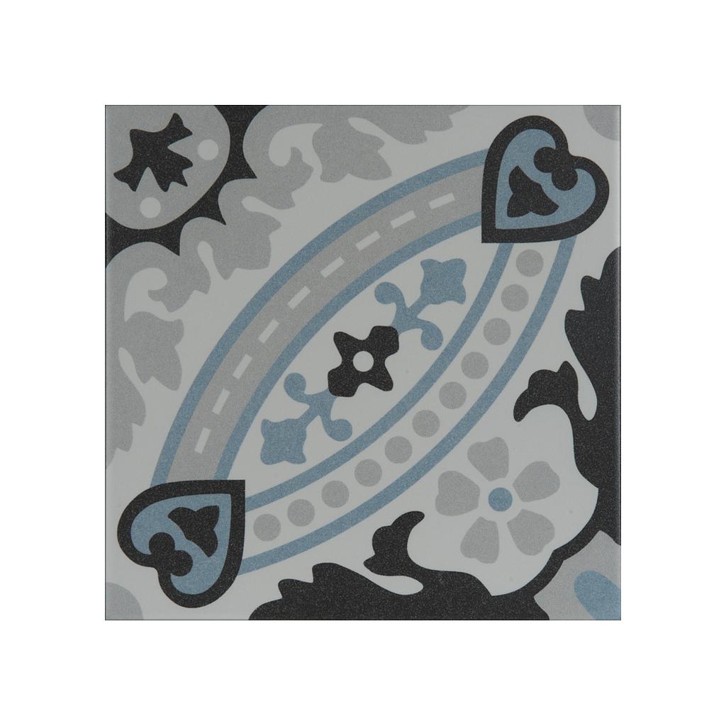 CX 20x20 Revoir Paris La Madeleine Flora Gris/Bleu (1m²/25st/doos)