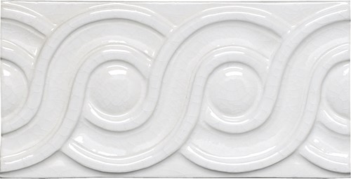 CX 7,5x15 Adex Modernista Relieve Clasico C/C Blanco (per stuk)