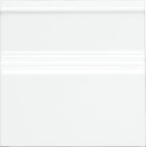 CX 15x15 Adex Neri Rodapie Clasico Blanco Z (per stuk)