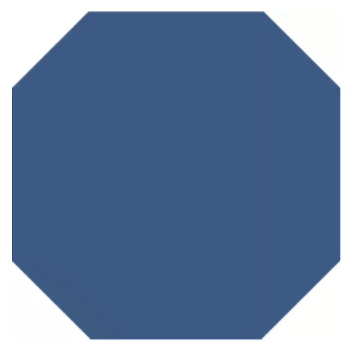 WINCKELMANS OCTAGONE 15x15 Bleu Nuit (0,56m²/25st/doos) zonder cabochon