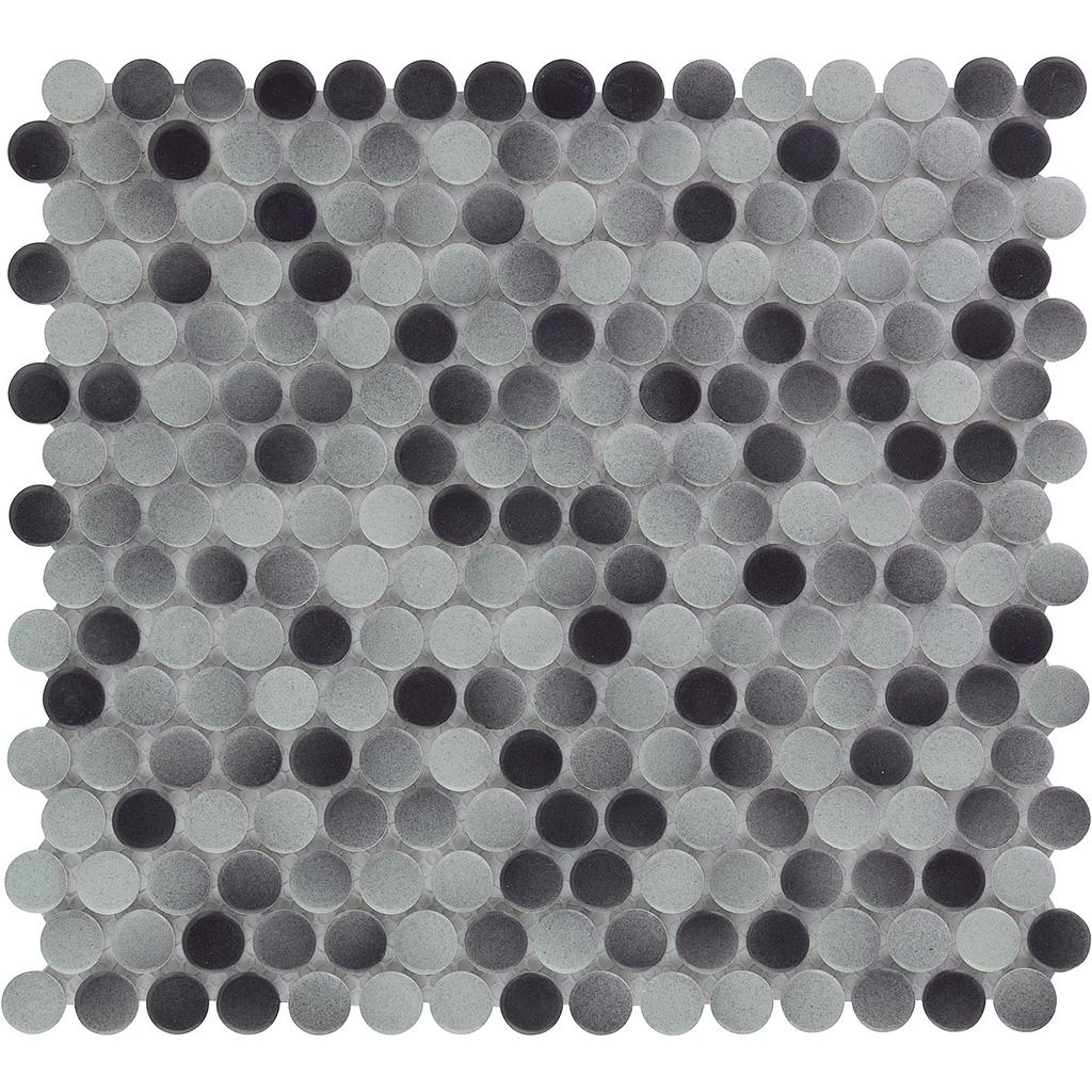 TMF VENICE (VKN900) Pennyround Rond Grijs Mix 19x5.5mm (0,93m²/10vel/doos)