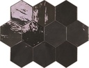 CX 10.8x12.4 Wow Zellige Hexa Graphite  (0,38m²/38st/doos)